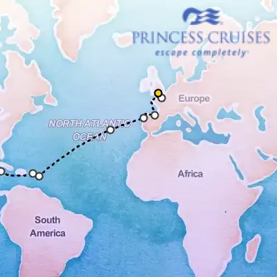 October 8th, 2025  - Tropical Passage on the Princess Regal