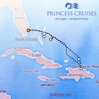 October 10th, 2026  - Eastern Caribbean with Turks & Caicos Cruise on the Princess Regal