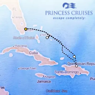 October 17th, 2026  - Eastern Caribbean with Turks & Caicos Cruise on the Princess Regal