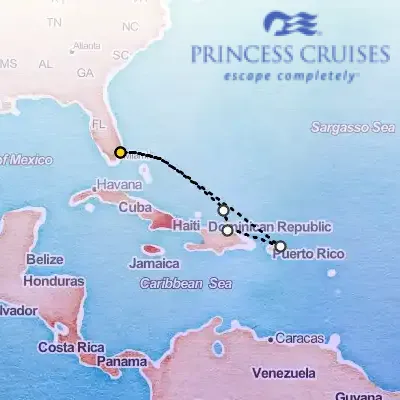 September 26th, 2026  - Eastern Caribbean, With Puerto Rico on the Princess Regal