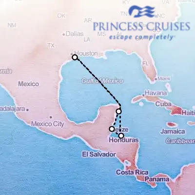 February 1st, 2026  - Western Caribbean with Mexico Cruise on the Princess Regal