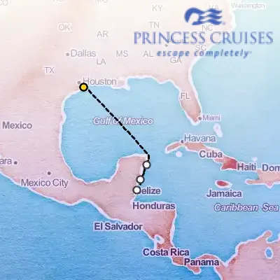 January 25th, 2026  - Western Caribbean with Mexico Cruise on the Princess Regal