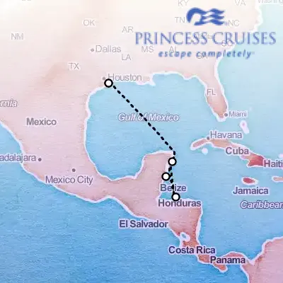 November 9th, 2025  - Western Caribbean with Mexico Cruise on the Princess Regal