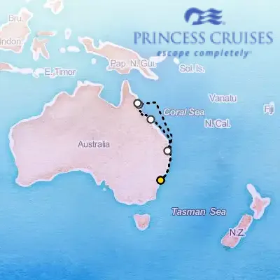 November 25th, 2026  - Queensland with Great Barrier Reef Cruise on the Princess Royal