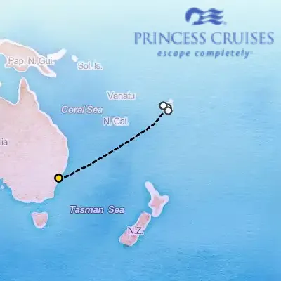 January 4th, 2027  - Fiji Cruise on the Princess Royal