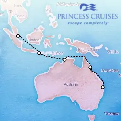 November 10th, 2026  - Asia & Australia Cruise on the Princess Royal