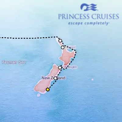 February 7th, 2027  - New Zealand Cruise on the Princess Royal