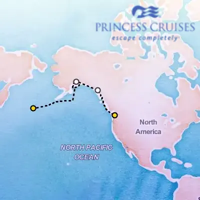 September 19th, 2026  - Alaska & North Pacific Crossing Cruise on the Princess Royal