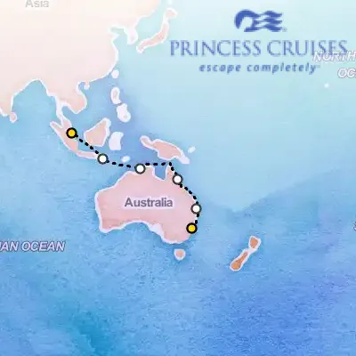 November 10th, 2026  - Asia & Australia Cruise on the Princess Royal