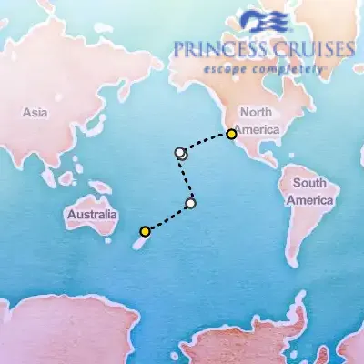 April 2nd, 2027  - Tahiti, Hawaii & South Pacific Crossing on the Princess Royal