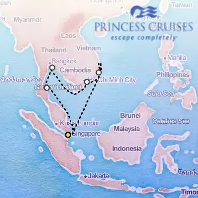 November 1st, 2026  - Thailand & Vietnam Cruise on the Princess Royal