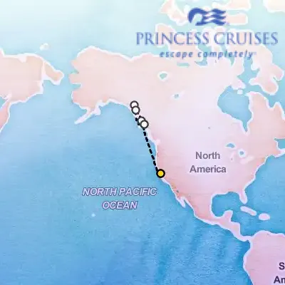 June 2nd, 2026  - Inside Passage, Roundtrip San Francisco on the Princess Ruby