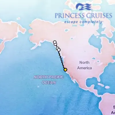 May 23rd, 2026  - Inside Passage, Roundtrip San Francisco on the Princess Ruby