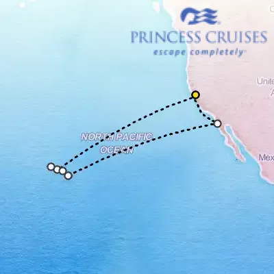 April 1st, 2027  - Hawaiian Islands Cruise on the Princess Ruby