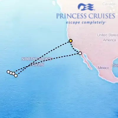 February 28th, 2027  - Hawaiian Islands Holiday on the Princess Ruby