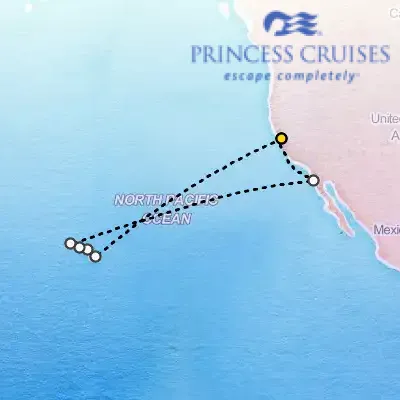 November 8th, 2026  - Hawaiian Islands Cruise on the Princess Ruby