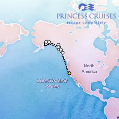 June 12th, 2026  - Ultimate Alaska Solstice Cruise on the Princess Ruby
