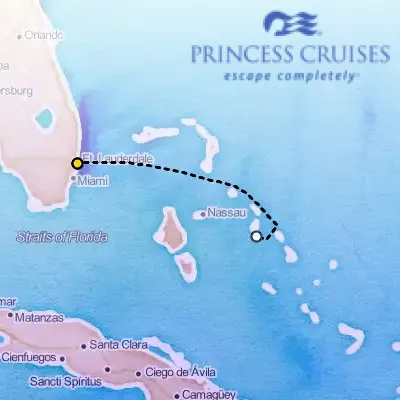 October 4th, 2026  - Caribbean Getaway with The Bahamas on the Princess Ruby