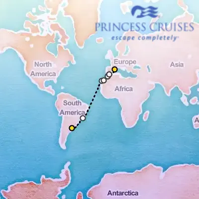 February 11th, 2026  - South American Passage on the Princess Sapphire