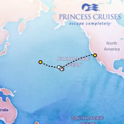 November 22nd, 2026  - Hawaii & Japan Pacific Crossing on the Princess Sapphire