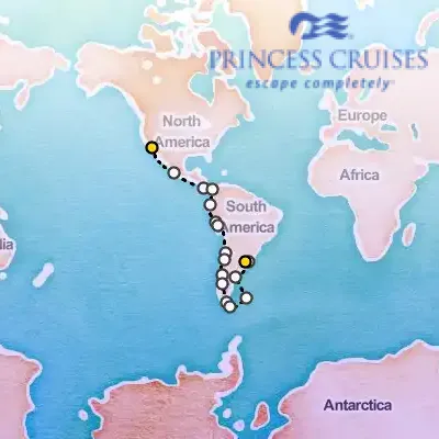 November 16th, 2025  - Andes & Cape Horn Grand Adventure on the Princess Sapphire