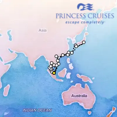 December 26th, 2026  - Japan & Southeast Asia Grand Adventure on the Princess Sapphire