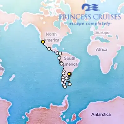 November 16th, 2025  - Ultimate Antarctica & South America Adventure on the Princess Sapphire