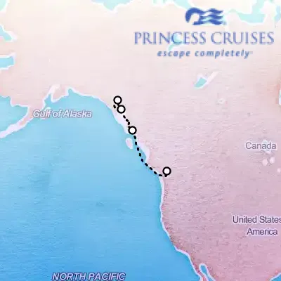 August 16th, 2025  - Voyage of the Glaciers with Glacier Bay (Southbound) on the Princess Sapphire