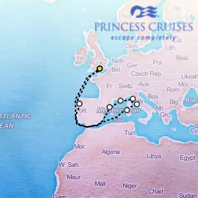 August 9th, 2025  - Mediterranean Adventurer on the Princess Sky