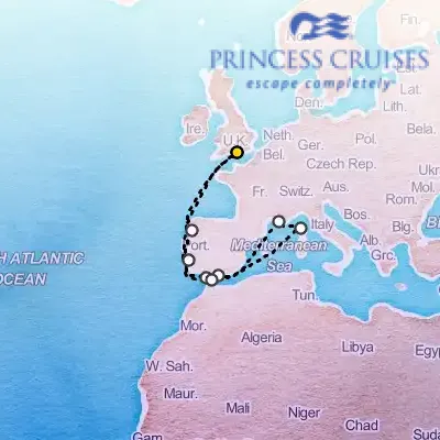 August 30th, 2025  - Mediterranean Adventurer on the Princess Sky