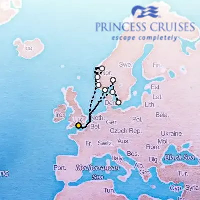 May 9th, 2026  - Norwegian Fjords & Scandinavia Cruise on the Princess Sky