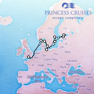 May 30th, 2026  - Norway, Denmark & Sweden Cruise on the Princess Sky