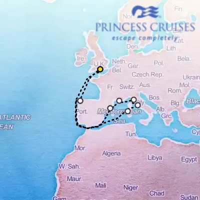October 19th, 2025  - Mediterranean Adventurer on the Princess Sky