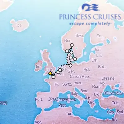 September 26th, 2026  - Oktoberfest European Capitals Cruise on the Princess Sky