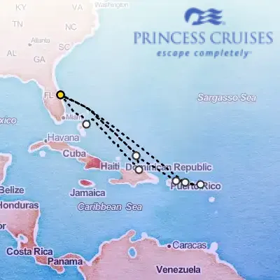 November 30th, 2025  - Eastern Caribbean Adventurer Cruise on the Princess Sky