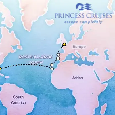 October 26th, 2027  - Spain & Portugal Passage on the Princess Sky