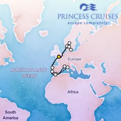 August 23rd, 2025  - Mediterranean & Scandinavia Medley on the Princess Sky