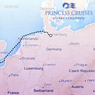 October 14th, 2025  - Hamburg Getaway Cruise on the Princess Sky