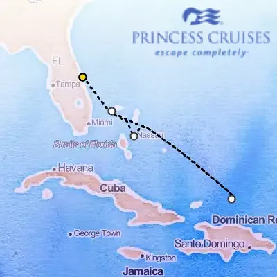 January 5th, 2026  - Eastern Caribbean with Turks & Caicos Cruise on the Princess Sky