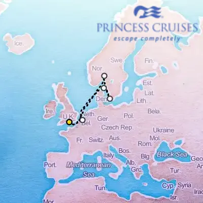 July 17th, 2027  - Scandinavia Cruise on the Princess Sky