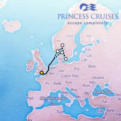 May 15th, 2027  - Scandinavia Cruise on the Princess Sky