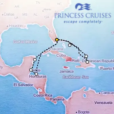 December 27th, 2025  - Western Caribbean & Mexico Holiday Cruise on the Princess Star