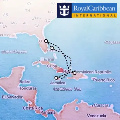 January 17th, 2026  - Western Caribbean Cruise on the Royal Caribbean Adventure of the Seas