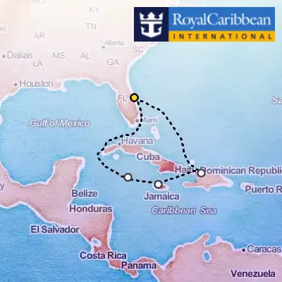 November 22nd, 2025  - Western Caribbean Cruise on the Royal Caribbean Adventure of the Seas