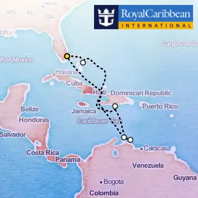 December 19th, 2026  - Southern Caribbean Holiday Cruise on the Royal Caribbean Adventure of the Seas