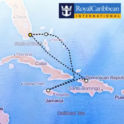 February 8th, 2027  - Western Caribbean & Perfect Day Cruise on the Royal Caribbean Allure of the Seas