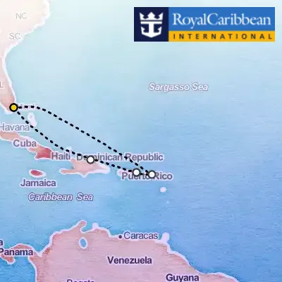 February 14th, 2027  - Eastern Caribbean Cruise on the Royal Caribbean Allure of the Seas