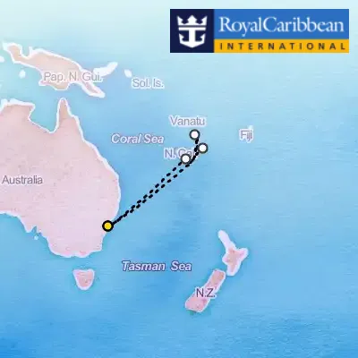December 11th, 2026  - South Pacific Cruise on the Royal Caribbean Anthem of the Seas