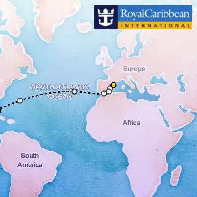 November 2nd, 2026  - Spain & Bermuda Transatlantic on the Royal Caribbean Brilliance of the Seas