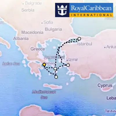 June 1st, 2026  - Greek Isles & Turkey Cruise on the Royal Caribbean Brilliance of the Seas